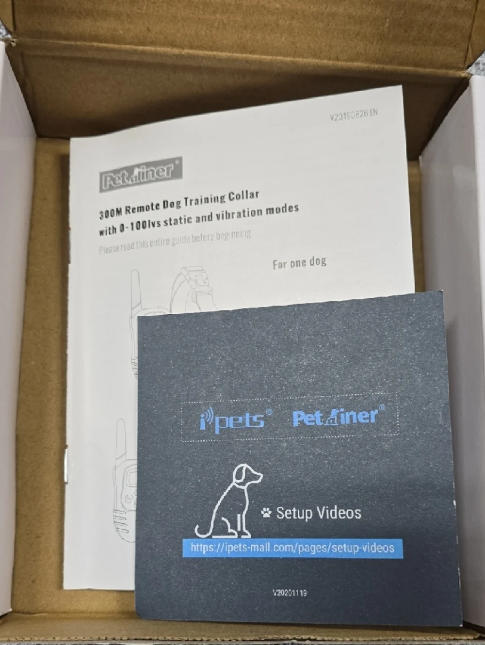 Petrainer PET998DRB1 Rechargeable Dog Training Collar